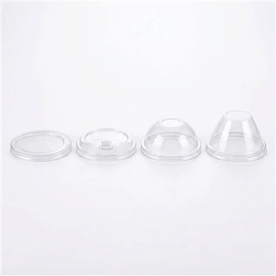 Plastic bekers van 92 mm met deksels
